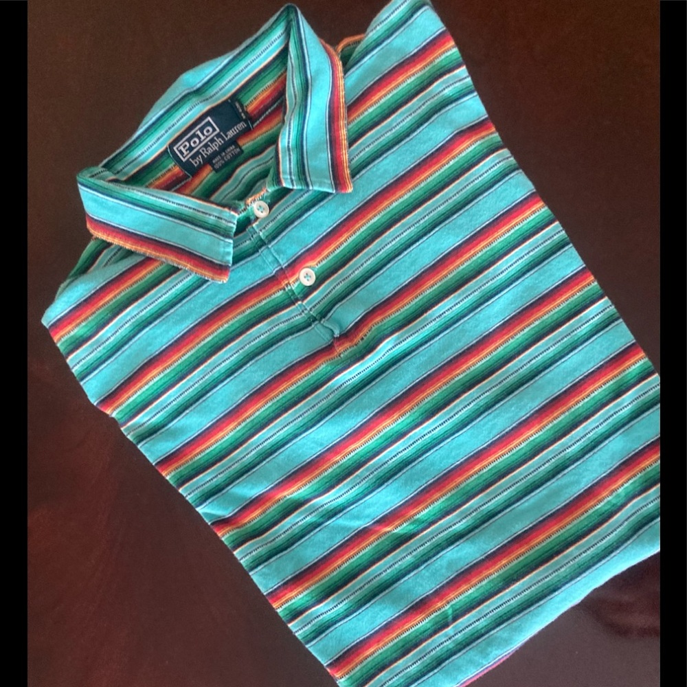 Ralph Lauren multi-striped short sleeve Polo